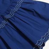 LAUREL SCALLOPED SHIRT DRESS