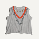 TOULA EMBELLISHED TEE