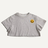 CLASSIC SMILEY CROPPED TEE