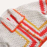 PIPER COLORBLOCK CROCHET CARDI