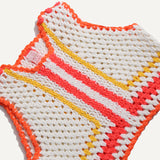 PIPER COLORBLOCK CROCHET VEST