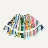 ALEXANDRA TIERED FLARED SKIRT