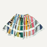 ALEXANDRA TIERED FLARED SKIRT