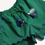 LAUREL SCALLOPED SUMMER SHORTS
