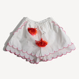 LAUREL SCALLOPED SUMMER SHORTS