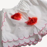 LAUREL SCALLOPED SUMMER SHORTS