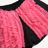 TOULA TIERED RUFFLE SHORTS