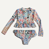 MARINA RUFFLE RASH GUARD SET