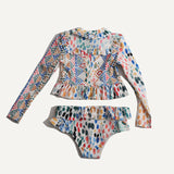 MARINA RUFFLE RASH GUARD SET