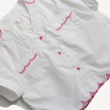 LAUREL SCALLOPED SUMMER BLOUSE