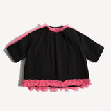 TOULA TIERED RUFFLE BLOUSE