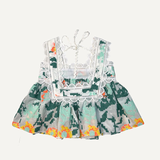 OPHELIA SCALLOPED BLOUSE