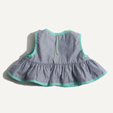 OPHELIA PEPLUM PADDED VEST