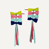 TIERED BOW CLIPS (SET OF 2)