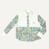 PATCHWORK BUTTON DOWN