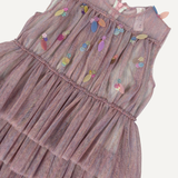 SEQUINED BALL DRESS