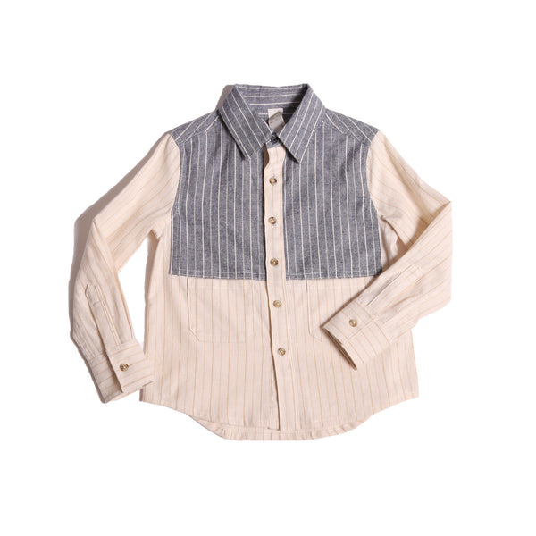 KELLY PATCHWORK BUTTON DOWN